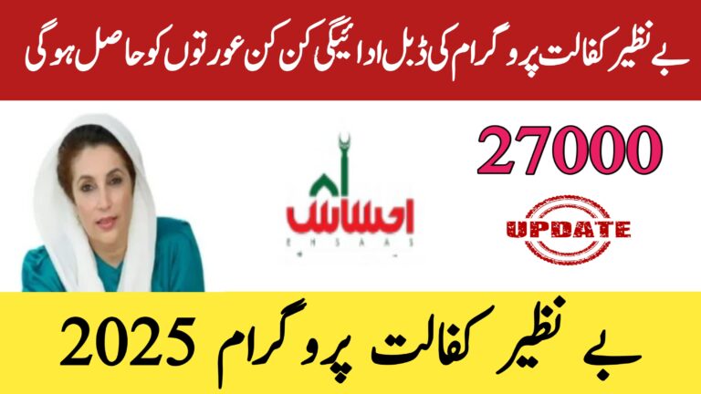 BISP july 2025 Payment Eligibility Criteria for Women Full Details, 8171webportal.ehsasapnaghar.com