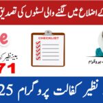 BISP Kafaalat Program 2025 || New Payment List Announced for Sindh Districts, 8171webportal,ehsasapnaghar.com