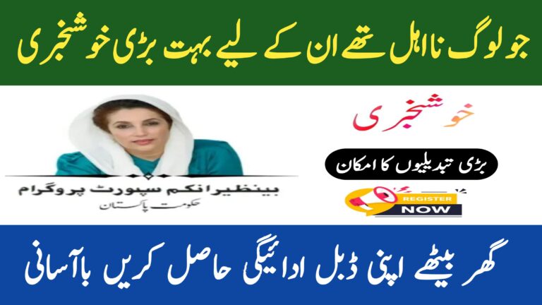 BISP Double Payment 2025 || Great News for Eligible Families Across Pakistan, 8171webportal.ehsasapnaghar.com