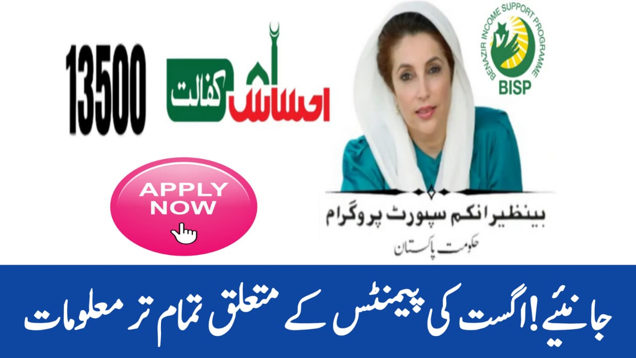 Complete BISP August 2025 Payment Guide || Dates, Amounts, and New Bank Transfer System, 8171webportal.ehsasapnaghar.com